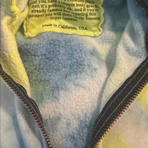 Aviator Nation Tie Dye Zip Hoodie - Picture 5 of 5